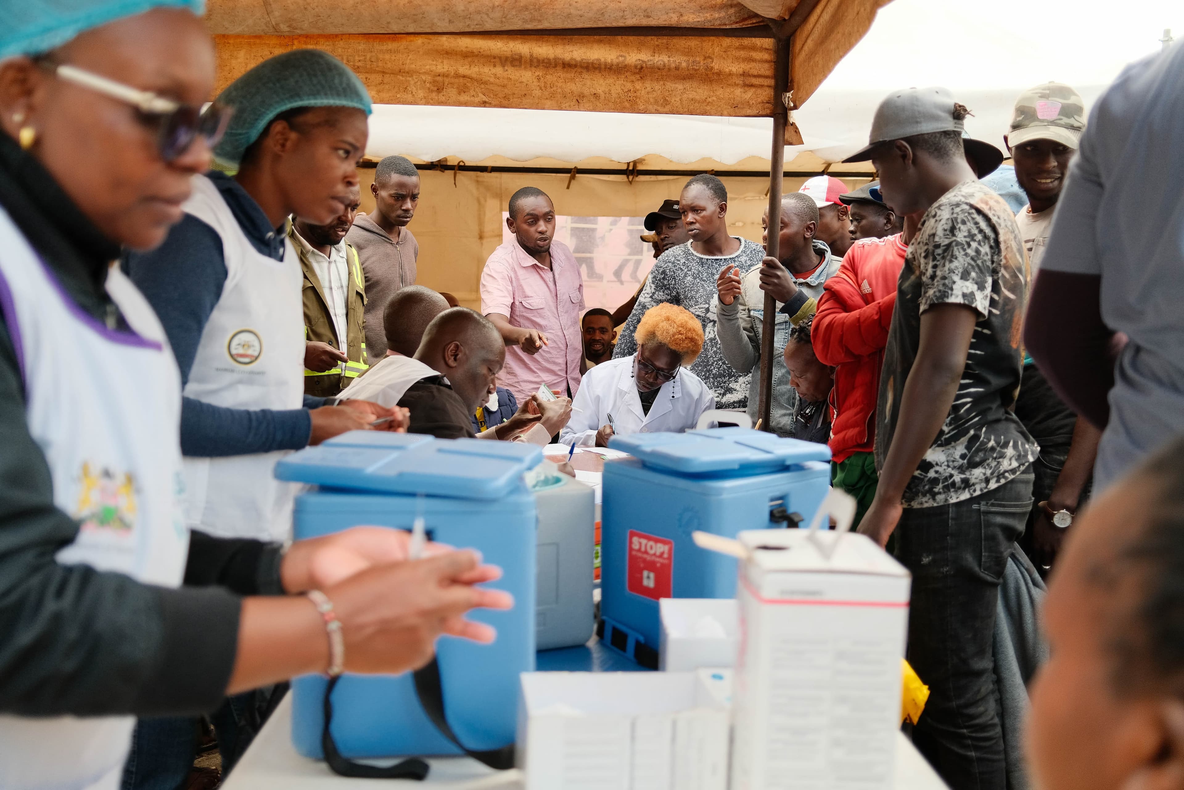 Community health outreach station serving youth