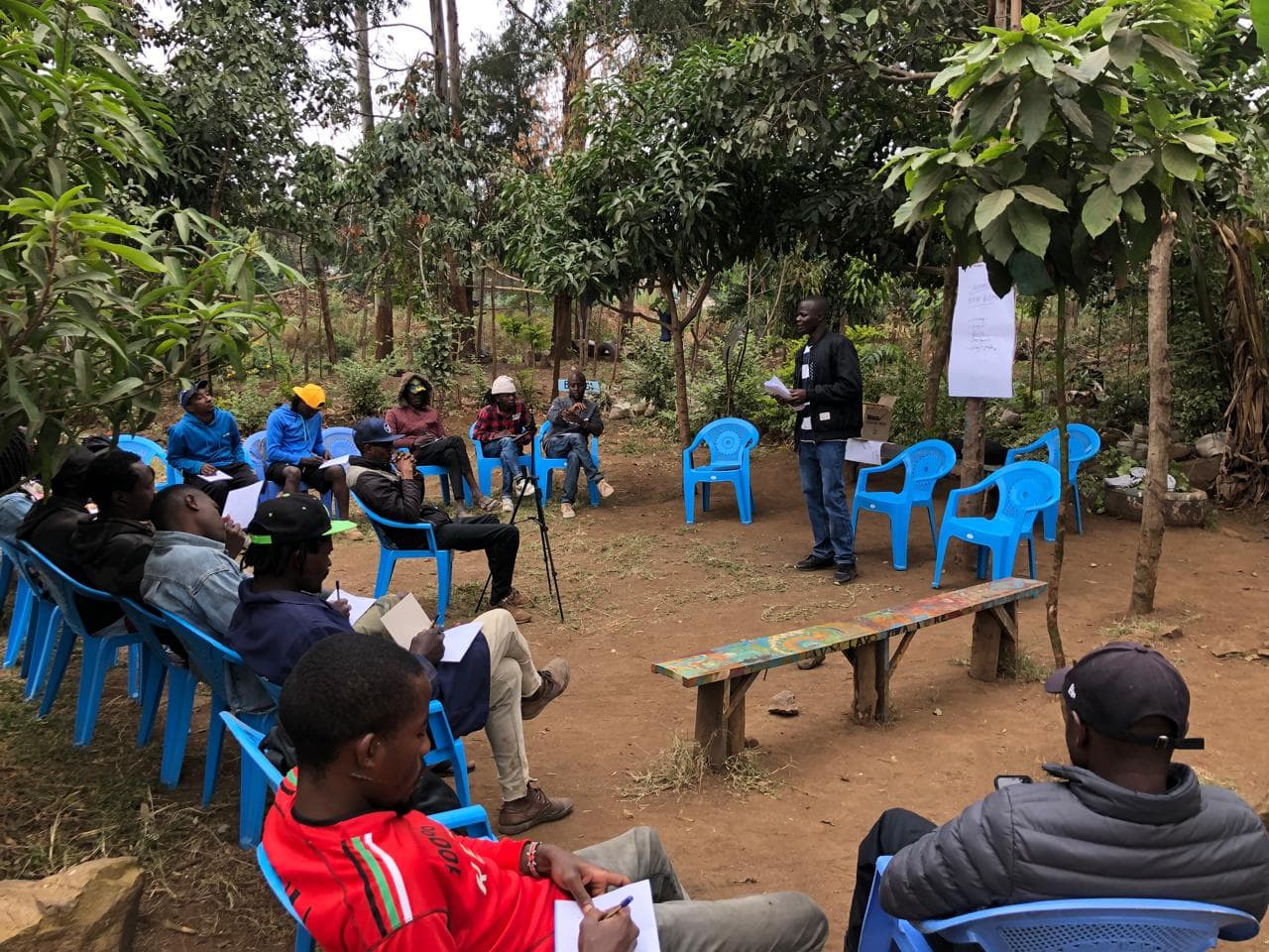 Outdoor capacity building training session